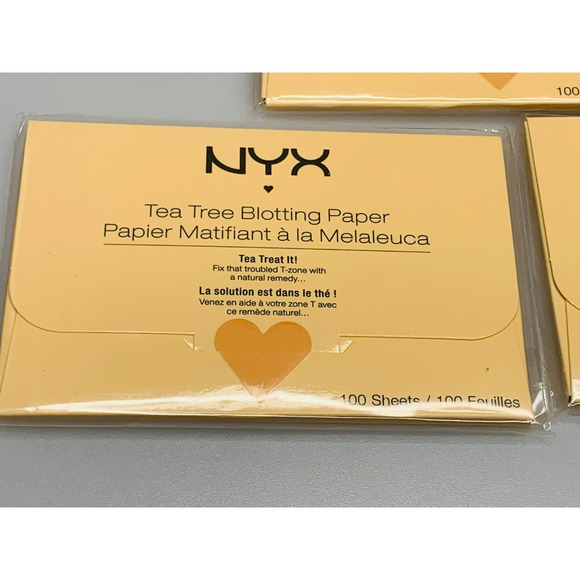 Set of 3 NYX Tea Tree Blotting Paper, 100 Sheets per pack - Picture 3 of 4
